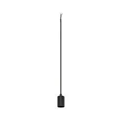 Luminaire à suspension FITU PD RIBBED E27 IP20, noir gradable