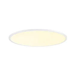Luminaire de plafond PANEL 60 rond, adapté aux postes de travail avec écran IP20, blanche, laqué gradable