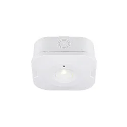 Luminaire de plafond P-LIGHT carré IP20, blanche 