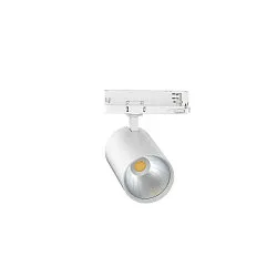 3-phase spot TRACKSPOT P 17/28W 60° ON-OFF  adjustable, switchable, multipower IP20, white, lacquered 