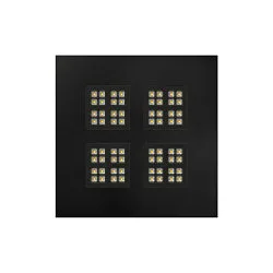 grid luminaire PAVANNO 600 ON-OFF CCT Switch, UGR < 19, multipower IP20, black 