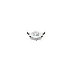 ceiling recessed luminaire DOWNLIGHT P 84 DALI rigid, DALI controllable, impact resistant, wired through IP54, white dimmable
