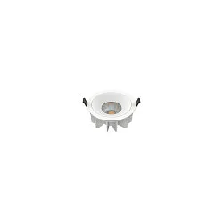 Plafonnier encastré DOWNLIGHT P 165 ON-OFF rigide, résistant aux chocs, multipower, câblé en continu IP54, blanche 