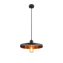 Luminaire à suspension LALU® SET PLATE 33 E27 IP20, noir gradable