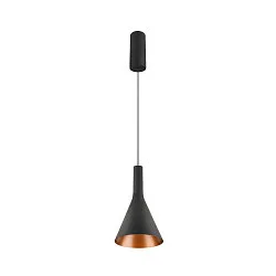 Luminaire à suspension LALU® SET CONE 15 IP20, noir gradable