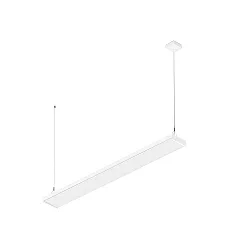Luminaire à suspension WORKLIGHT P LINE 150 adapté aux postes de travail avec écran IP20, blanche gradable