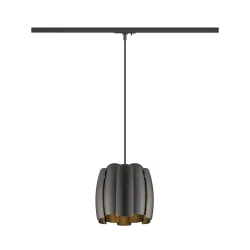 Luminaire à suspension monophasé HAVEN 25 avec douille E27 IP20, noir