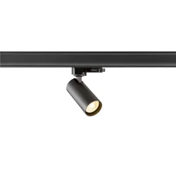 Projecteur triphasé ENOLA 2.0 M 3PH SINGLE PAR11 à 1 flamme, avec douille GU10 IP20, noir