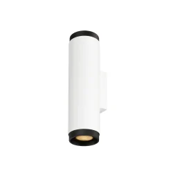 Luminaire mural GRIP! L WL UP/DOWN haut / bas, à 2 flammes, direct / indirect GU10 IP20, noir, blanche