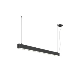 Luminaire à suspension GLENOS® 2.0 PD 120CM contrôlable par DALI, UGR < 19 IP20, noir gradable