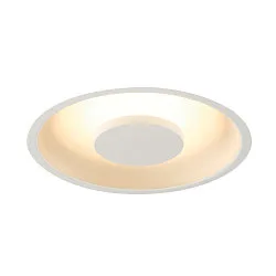 Plafonnier encastré OCCULDAS 23 rond, indirect IP20, blanche gradable