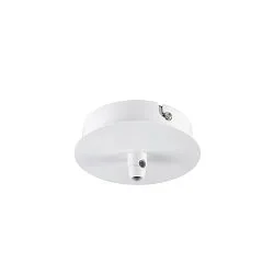 Ceiling canopy FITU 1, round, incl. strain relief, white