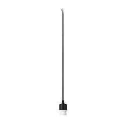 Luminaire à suspension FENDA sans abat-jour, avec câble ouvert E27 IP20, noir  gradable