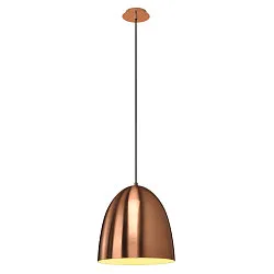 Luminaire à suspension PARA CONE 30 rond E27, cuivre