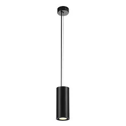 Luminaire à suspension SUPROS 78 LED rond, noir gradable