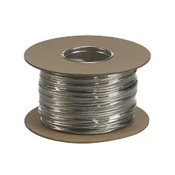 Câble isolé, aluminium, transparent