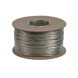 Câble isolé, aluminium, transparent