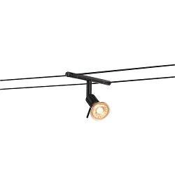 Lampe à corde SYROS QR-C51 pivotant, rotatif GU5.3, blanche gradable