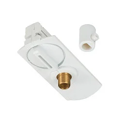 Adaptateur monophasé avec décharge de traction blanche