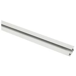 Rail encastré monophasé 1PH 2M, blanche