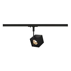 1-Projecteur monophasé ALTRA DICE angulaire, adaptateur monophasé inclus GU10, blanche