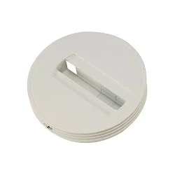 1-Rosaces de plafond phasées blanche