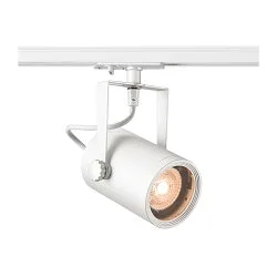 1-Projecteur monophasé EURO SPOT TRACK GU10, blanche