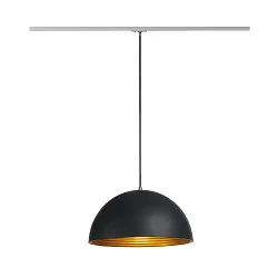1- Luminaire à suspension monophasé FORCHINI M E27, or, noir 