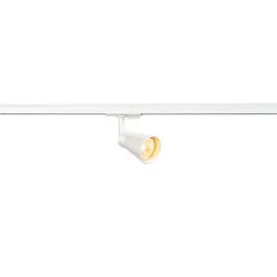 1-Projecteur monophasé AVO adaptateur monophasé inclus GU10, blanche