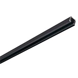 Rail triphasé pour montage en surface EUTRAC 1M SURFACE, noir