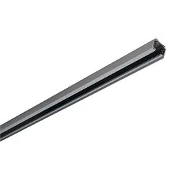Rail triphasé pour montage en surface EUTRAC 2M SURFACE, argent, anodisé