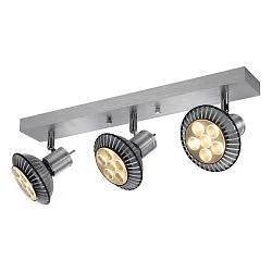 Spot ASTO 3 GU10, aluminium brossé