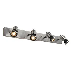 Spot ASTO 4 GU10, aluminium brossé