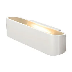 Luminaire mural OSSA 300 haut bas, ovale R7s IP20, blanche gradable
