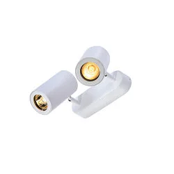 Spot ENOLA B DOUBLE SPOT à 2 flammes, pivotant, rotatif GU10 IP20, blanche gradable