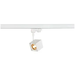 Projecteur triphasé ALTRA DICE GU10, blanche