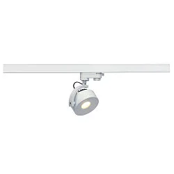 Projecteur triphasé KALU TRACK LED PHASE adaptateur triphasé inclus, bloc d'alimentation inclus, pivotant à la cardan IP20