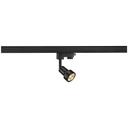 Projecteur triphasé PURI TRACK réglable GU10 IP20, noir gradable