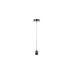 Luminaire à suspension FENDA sans abat-jour E27 IP20, chrome gradable