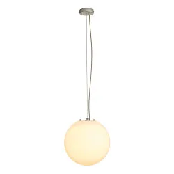 Pendant luminaire ROTOBALL 40, white, E27
