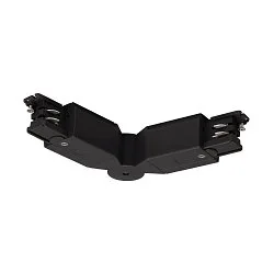 Connecteur flexible triphasé S-TRACK ON/OFF version pour montage en surface, réglable, commutable, noir