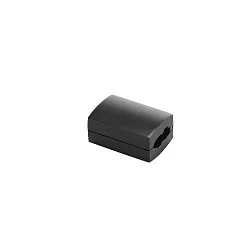 Connecteur longitudinal EASYTEC II isolé noir 