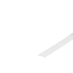 GLENOS Acrylic cover, flat, for Profi-Profile 2609-100, white, 1m