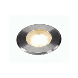 Projecteur encastré DASAR® FLAT 80 rond, rigide, accessible IP65 / IP67, acier inoxydable brossé 