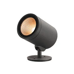 Projecteur d'extérieur HELIA SPOT L avec prise de courant, dimmable, pivotant à la cardan IP66, anthrazit gradable