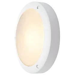 Luminaire mural d'extérieur BULAN rond E14 IP44, blanche