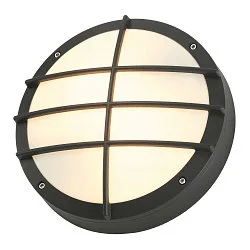Luminaire mural d'extérieur BULAN GRID rond E27 IP44, anthrazit