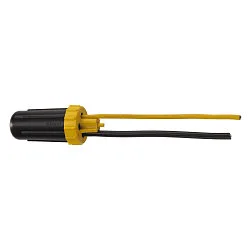 Boîte de connexion IP68 BOX 4-POLE 4 fois, jaune, noir 