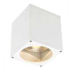 Plafonnier extérieur BIG THEO CEILING OUT angulaire GU10 IP44, blanche