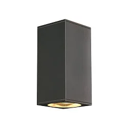 Luminaire mural d’extérieur BIG THEO UP/DOWN angulaire, direct / indirect GU10 IP44, anthrazit gradable